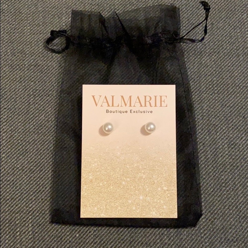 ValMarie Faux Pearl Earrings